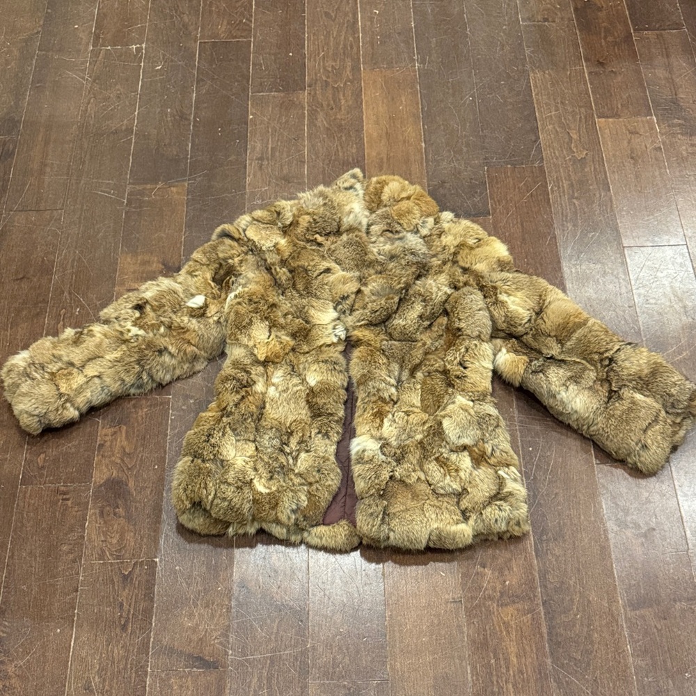 FUR-(Rabbit) OPERA Coat-size Small